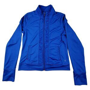 Danskin Girls Nautical Blue Athletic Sports Jacket size L  JH1203